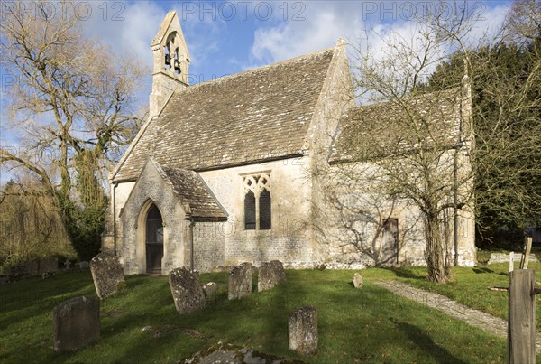 Historic village parish church of Saint Stephen, Beechingstoke, Wiltshire, England, UK Vale of