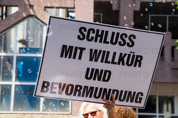 Demonstration in Landau, Palatinate: The demonstration was directed against the government's