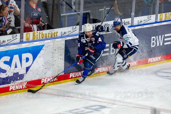 26.01.2024, DEL, German Ice Hockey League, Matchday 41) : Adler Mannheim against Iserlohn Roosters