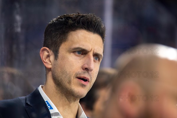 Assistant coach Marcel Goc (Adler Mannheim) on match day 41 of the 2023/2024 DEL (German Ice Hockey