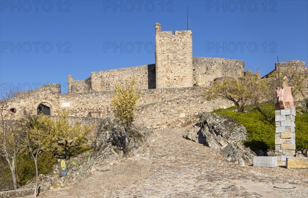Historic castle medieval village of Marvao, Portalegre district, Alto Alentejo, Portugal, Southern