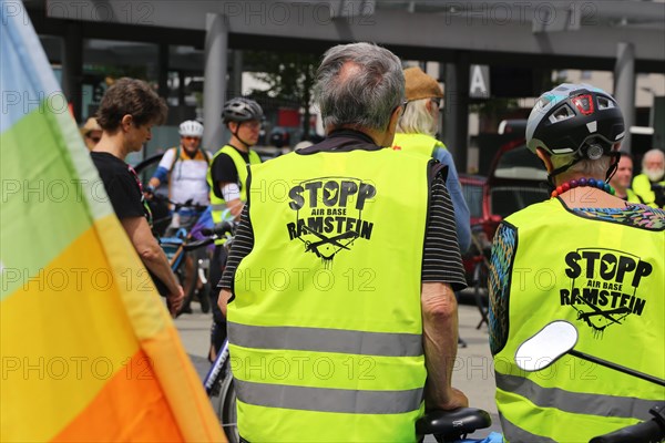 Ramstein 2021 peace camp bicycle demonstration: A bicycle demonstration took place on Saturday