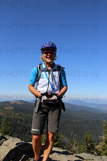 Mountain bike tour through the Bavarian Forest with the DAV Summit Club: Tour guide Birgit