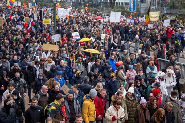 Brussels, 23 January: European demonstration for democracy, organised by the Europeans United