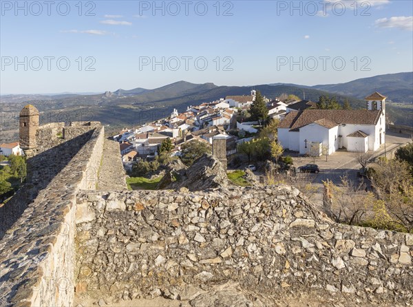 Historic medieval village of Marvao, Portalegre district, Alto Alentejo, Portugal, Southern Europe,