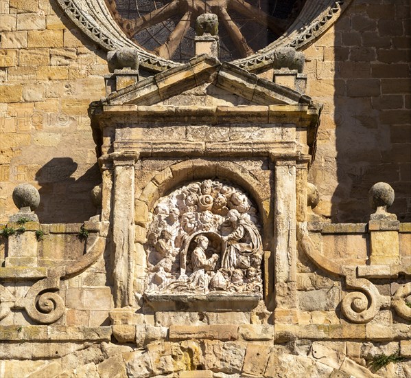 Architectural details, cathedral church, Catedral de Santa Maria de Sigueenza, Siguenza,