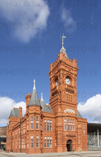 Pierhead building 1897 architect William Frame, Cardiff Railway Company, Cardiff Bay, Wales, UK,