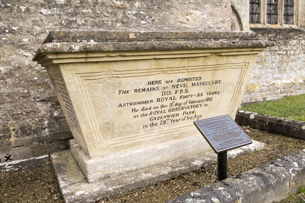 Tomb of Nevil Maskelyne Astronomer Royal at the Royal Observatory for 46 years, churchyard at