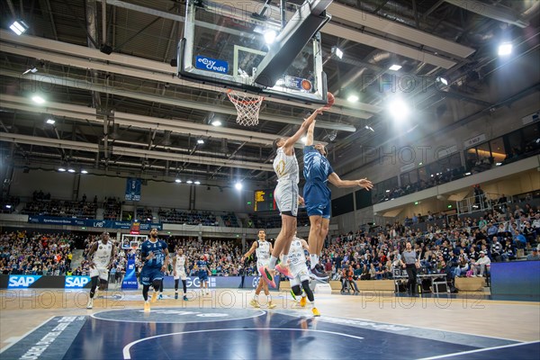 09.02.2024, easy Credit BBL, German Basketball League, Matchday 20) : Game scene MLP Academics