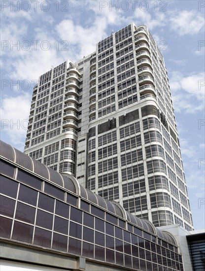 The David Murray John Building, better known as the Brunel Tower, in central business district of