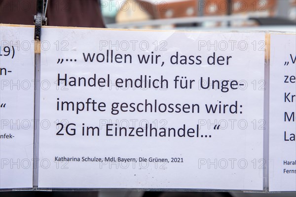 Karlsruhe, 10 December 2023: Large demonstration in favour of reappraisal of the coronavirus