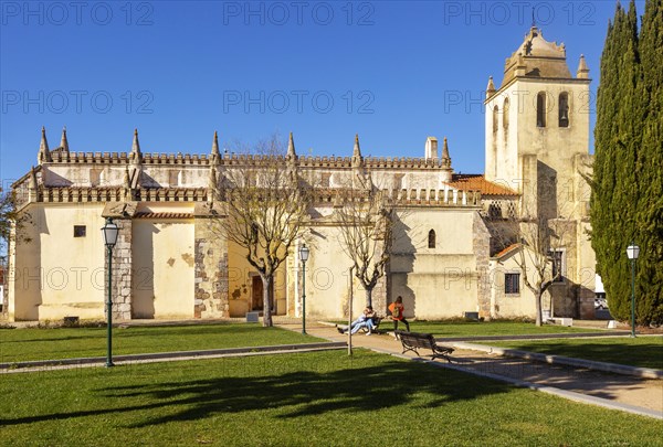 Church Igreja Matriz de Nossa Senhora da Assuncaoin, village of Alvito, Beja District, Baixo