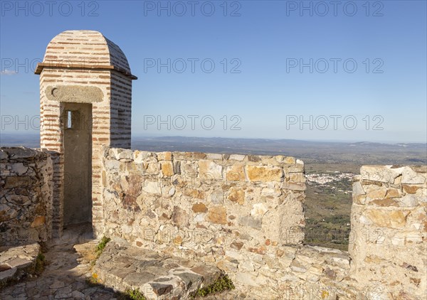 Historic castle medieval village of Marvao, Portalegre district, Alto Alentejo, Portugal, Southern
