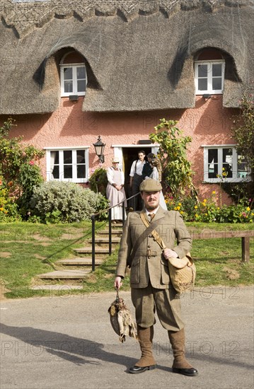 Filming a scene for Stanley's War film directed by Tim Curtis outside the Sorrel Horse pub,