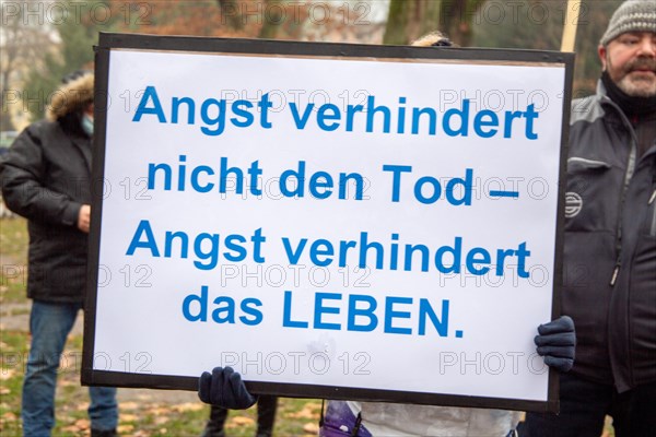 Demonstration in Frankfurt against the corona measures: The demonstration was broken up after a few