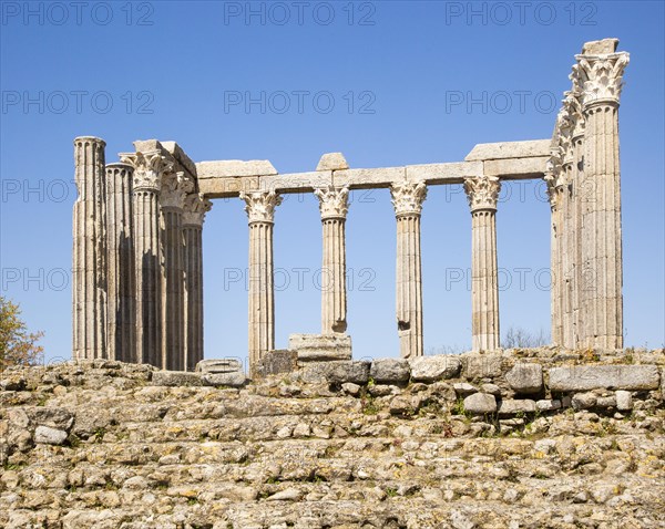 Templo Romano, Roman temple, ruins dating from 2nd or early 3rd century, commonly referred to as