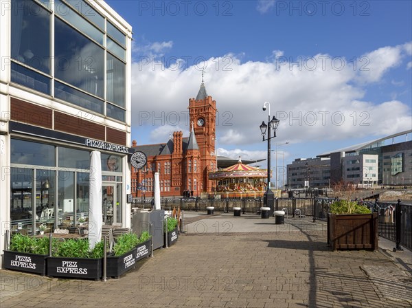 Pierhead building 1897 architect William Frame, Cardiff Railway Company, Cardiff Bay, Wales, UK,