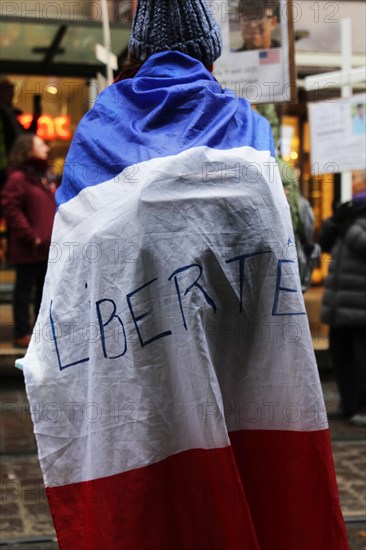 Strasbourg, France: Large demonstration for freedom against the corona measures and the vaccination