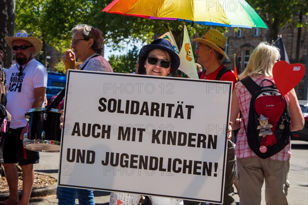 Demonstration in Landau, Palatinate: The demonstration was directed against the government's