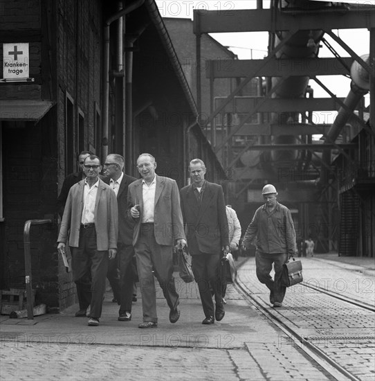DEU, Germany, Dortmund: Personalities from politics, business and culture from the years 1965-71.
