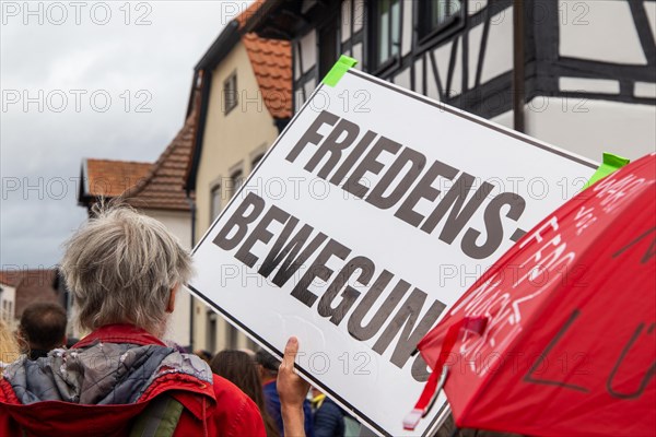 Demonstration in Herxheim near Landau (Palatinate) : Under the slogan Herxheim stands up, a joint