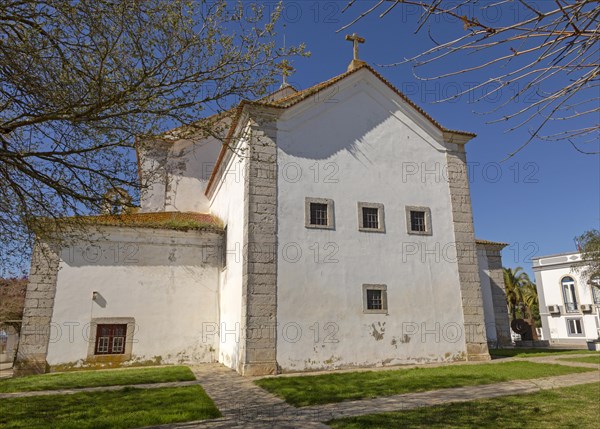 Basilica Real church 18th century building in village of Castro Verde, Baixo Alentejo, Portugal,