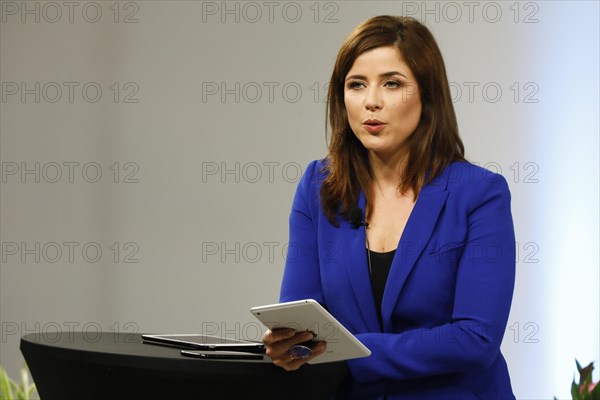 The journalist and presenter Eva-Maria Lemke, Berlin, 19 April 2021