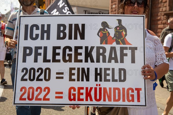 Demonstration in Landau, Palatinate: The demonstration was directed against the government's