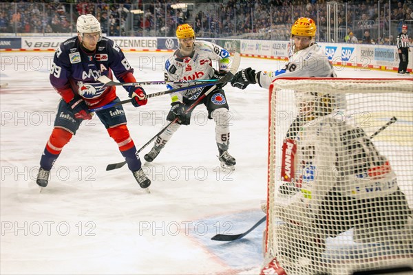 Game scene Adler Mannheim against Fischtown Pinguins Bremerhaven (PENNY DEL, German Ice Hockey