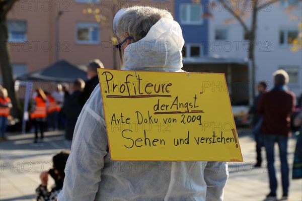 Speyer: Corona protests against the federal government's measures. The protests were organised by