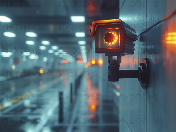 Camera for monitoring critical infrastructure such as streets, schools, squares, authorities, AI