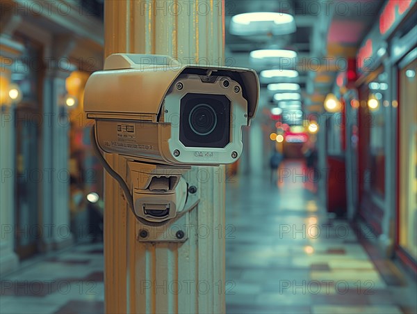 Camera for monitoring critical infrastructure such as streets, schools, squares, authorities, AI