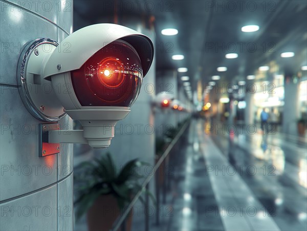 Camera for monitoring critical infrastructure such as streets, schools, squares, authorities, AI