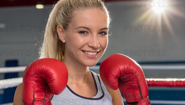 AI generated, woman, woman, 35, years, thai, thai, sport, boxing, gloves, thai boxing, muay thai,