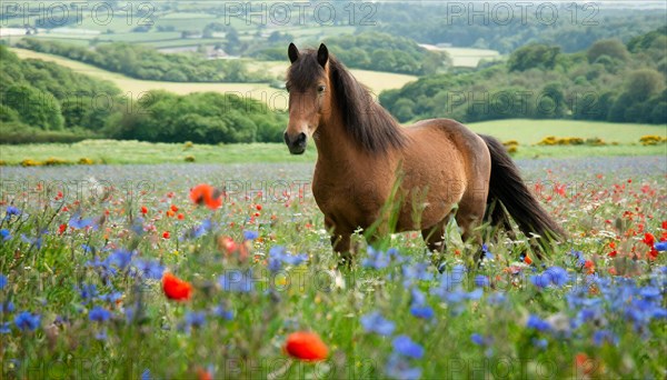 KI generated, animal, animals, mammal, mammals, biotope, habitat, one, individual animal, foraging,