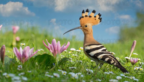 KI generated, animal, animals, bird, birds, biotope, habitat, a, individual, water, reeds, water