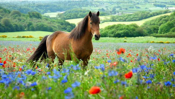 KI generated, animal, animals, mammal, mammals, biotope, habitat, one, individual animal, foraging,