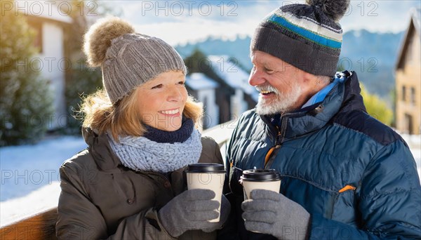 AI generated, human, humans, person, persons, woman, woman, two persons, 60, 65, years, seniors,