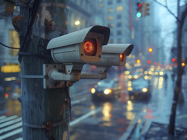 Camera for monitoring critical infrastructure such as streets, schools, squares, authorities, AI
