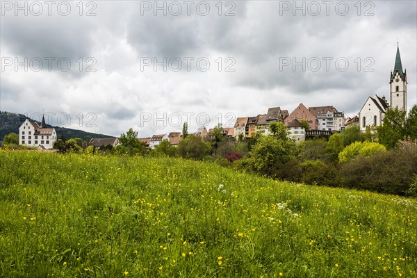 Historic old town, Engen, Hegau, Constance district, Lake Constance, Baden-Wuerttemberg, Germany,