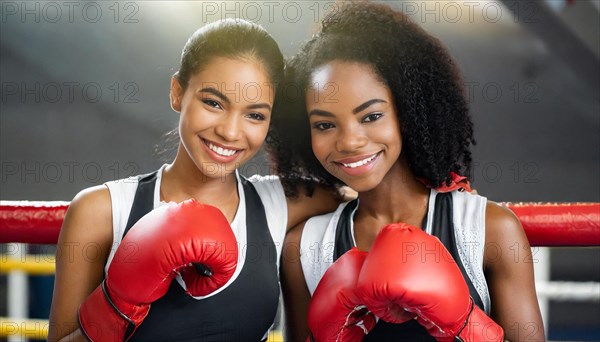 AI generated, woman, woman, 35, years, Thai, Thai, sport, boxing, gloves, Thai boxing, Muay Thai,