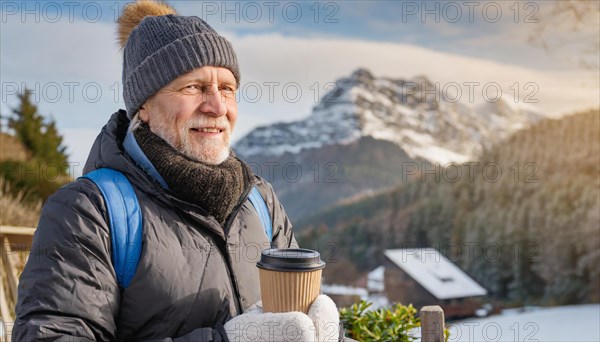AI generated, human, humans, person, persons, man, 65, years, senior, seniors, one person, outdoor,