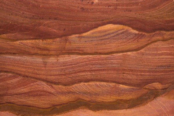 Natural texture of red rocks. Colored canyon, Egypt, desert, the Sinai Peninsula, Nuweiba, Dahab,