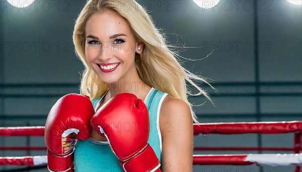 AI generated, woman, woman, 35, years, thai, thai, sport, boxing, gloves, thai boxing, muay thai,