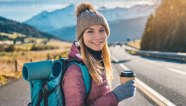 AI generated, human, humans, person, persons, woman, woman, one person, 20, 25, years, outdoor,