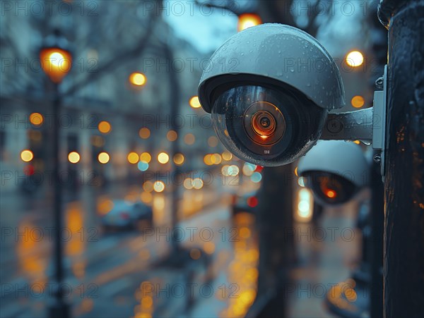 Camera for monitoring critical infrastructure such as streets, schools, squares, authorities, AI