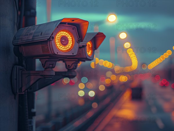 Camera for monitoring critical infrastructure such as streets, schools, squares, authorities, AI