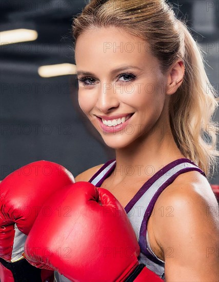 AI generated, woman, woman, 35, years, thai, thai, sport, boxing, gloves, thai boxing, muay thai,