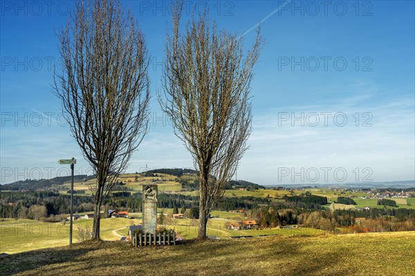 Stations of the Cross on the Buchenberg, Buchenberg, Allgaeu, Bavaria, Germany, Europe