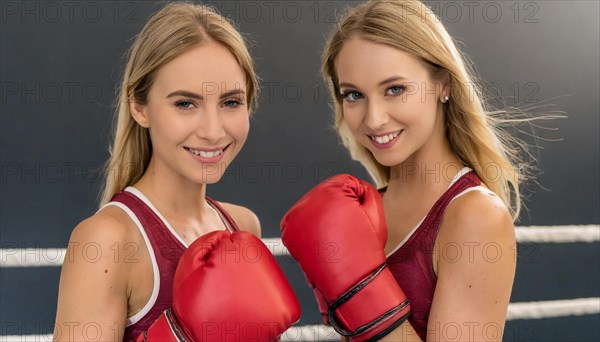 AI generated, woman, woman, 35, years, thai, thai, sport, boxing, gloves, thai boxing, muay thai,